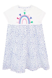 Harry Bear White Rainbow Spotty Dress - Image 1 of 3