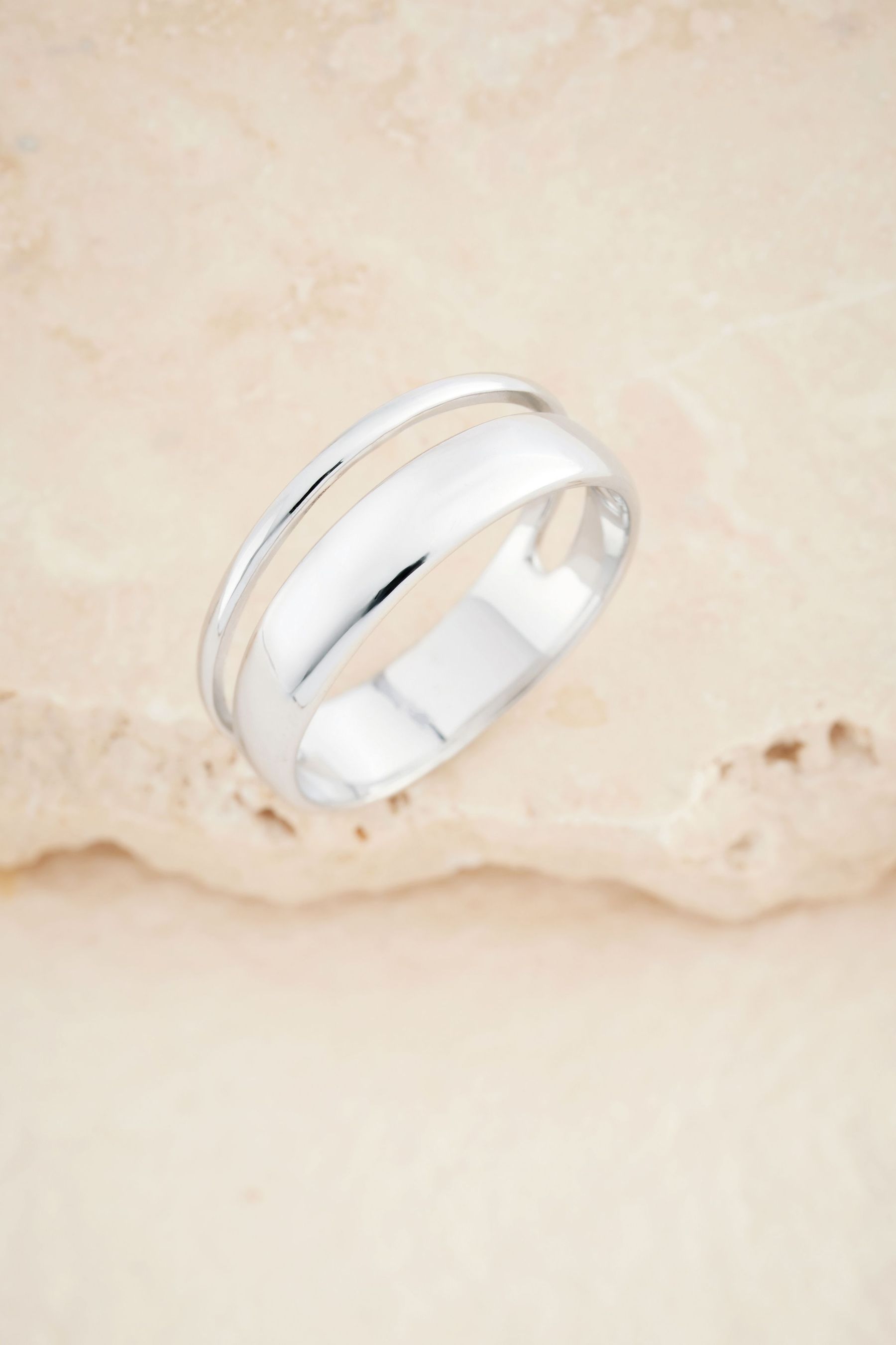 Buy Sterling Silver Two Band Ring from the Next UK online shop