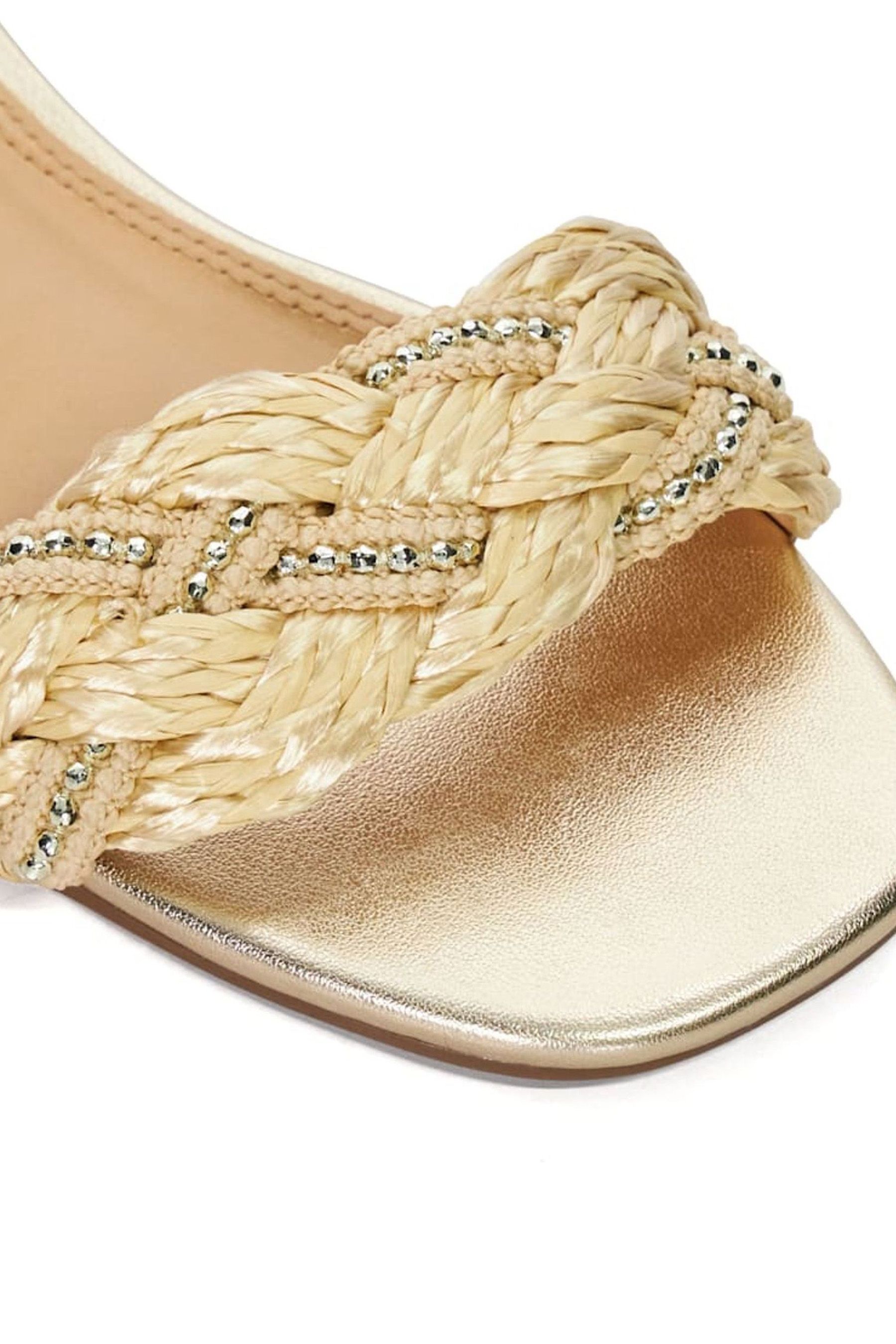 Dune raffia sandals new arrivals