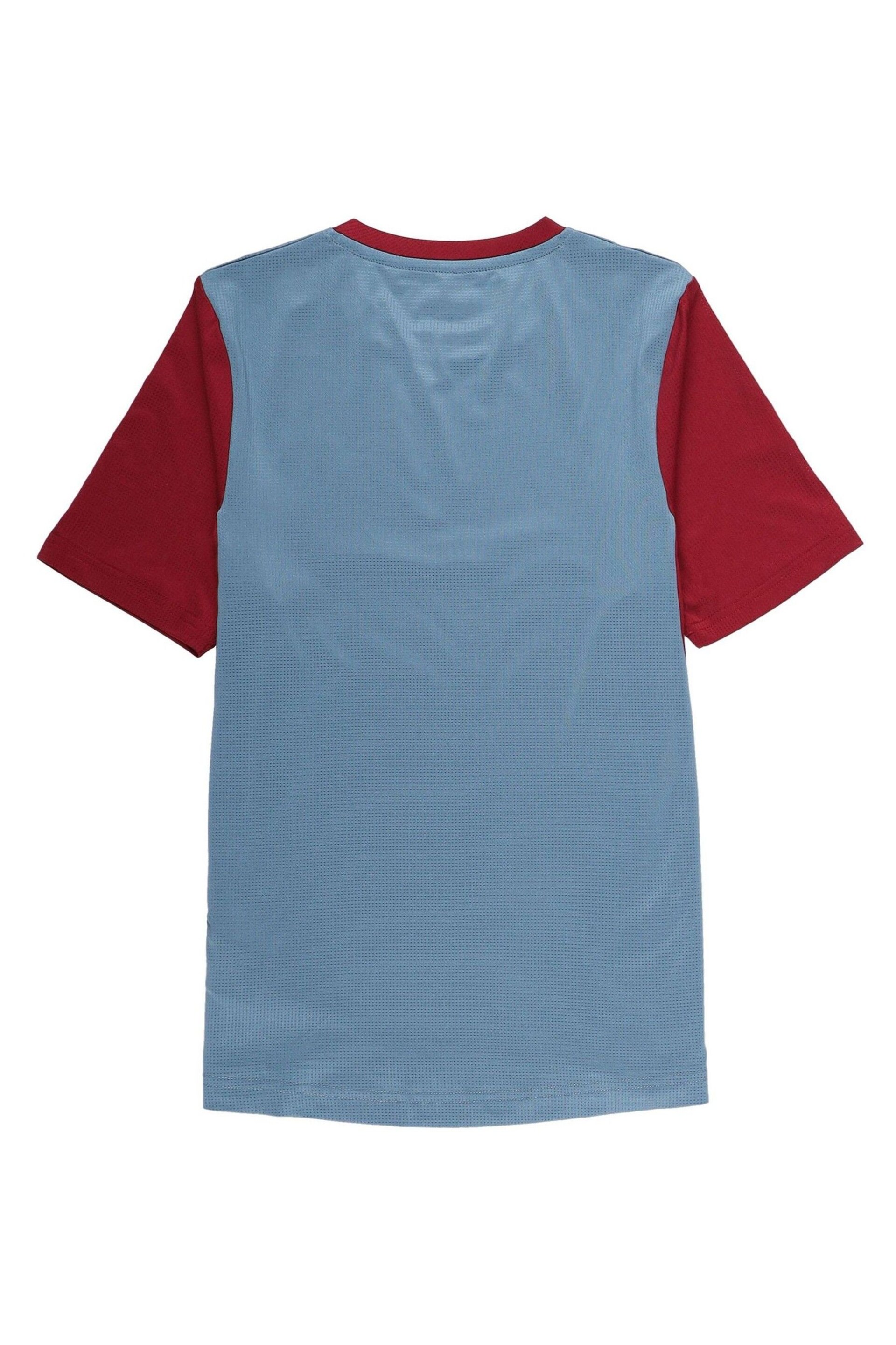 Castore Blue Kids Aston Villa Players Training Top - Image 2 of 3