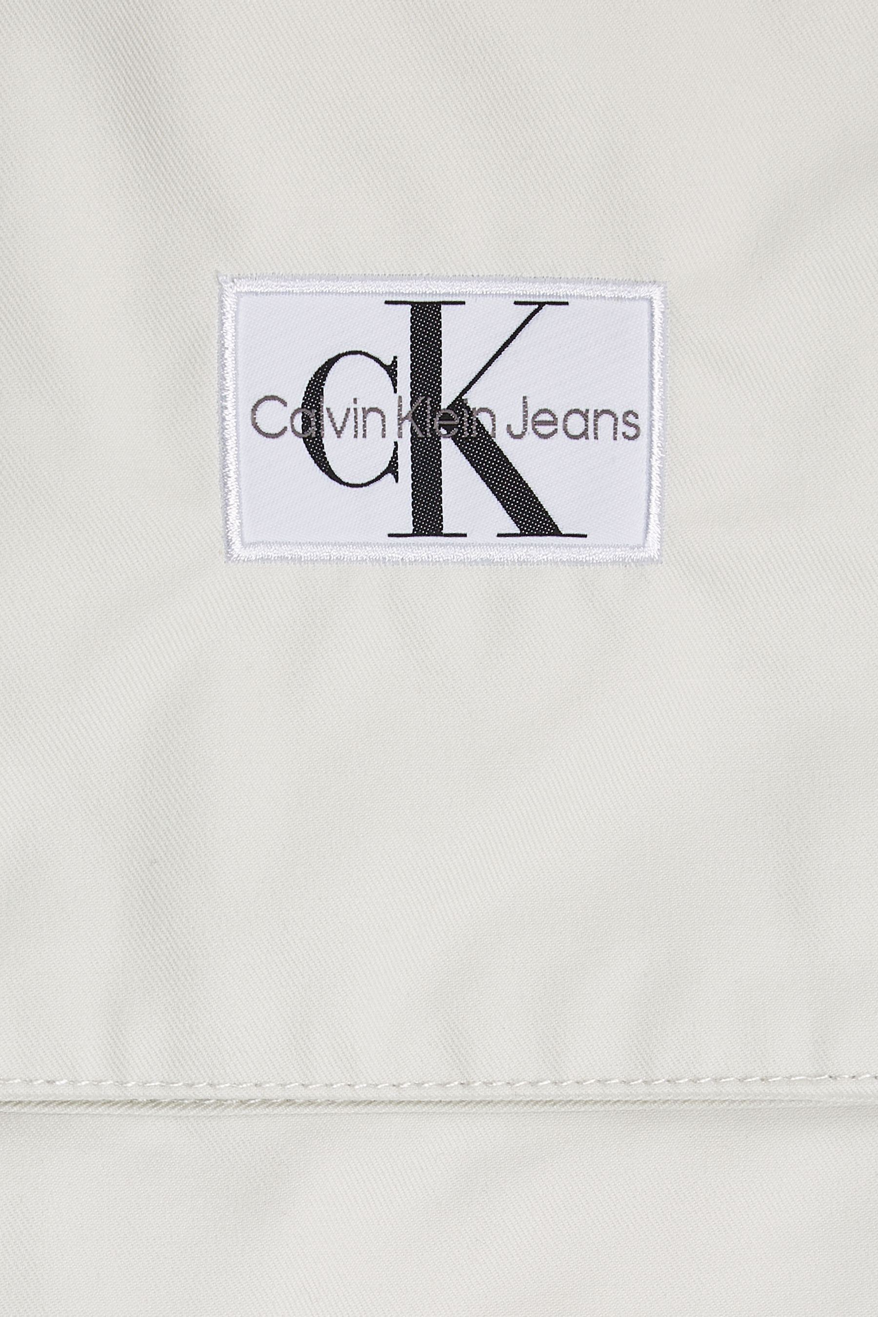 Calvin klein white jean jacket on sale