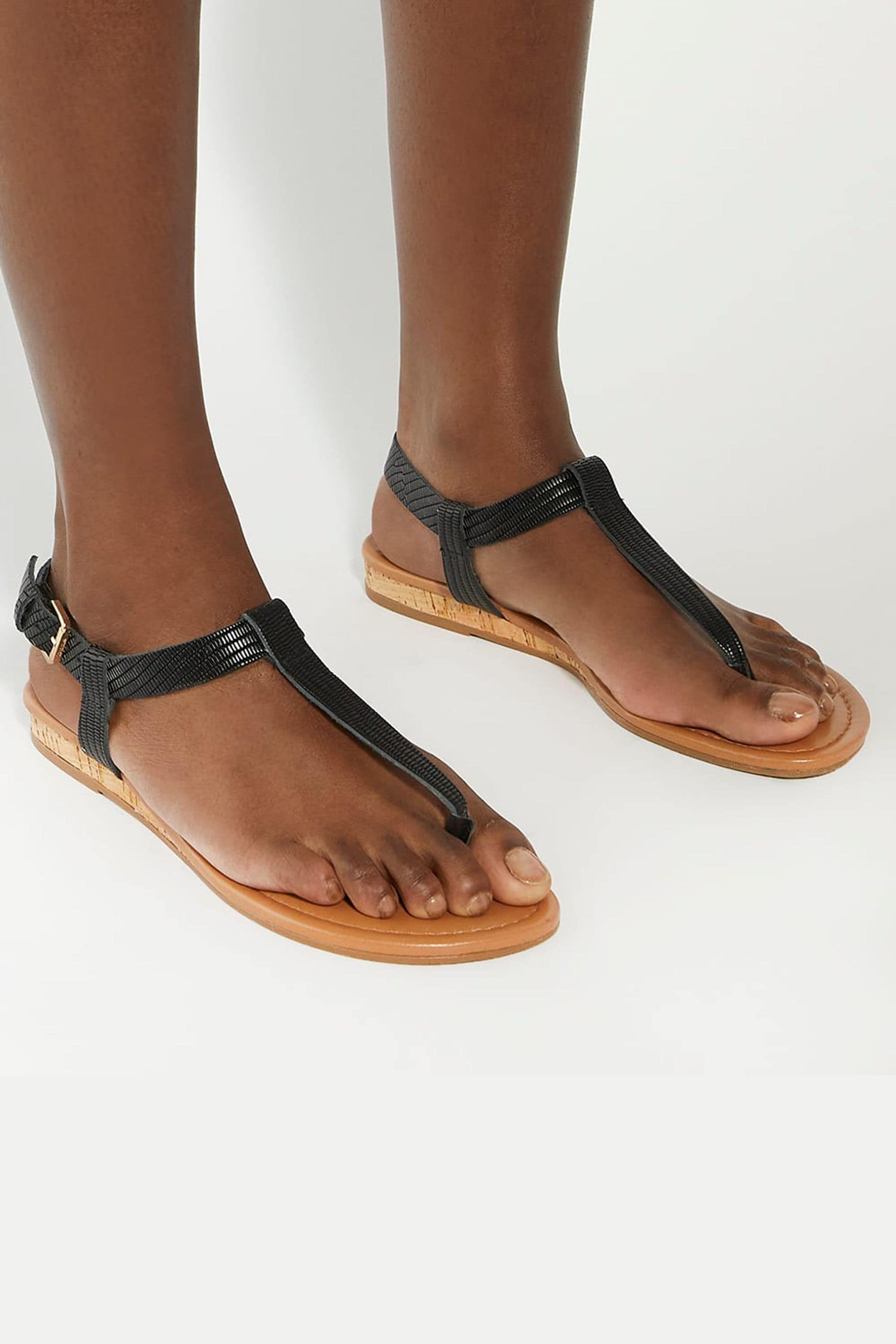 Black toe sandals online