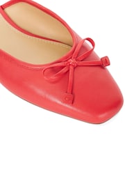 Dune London Red Haylas Ballerina Mules - Image 7 of 7