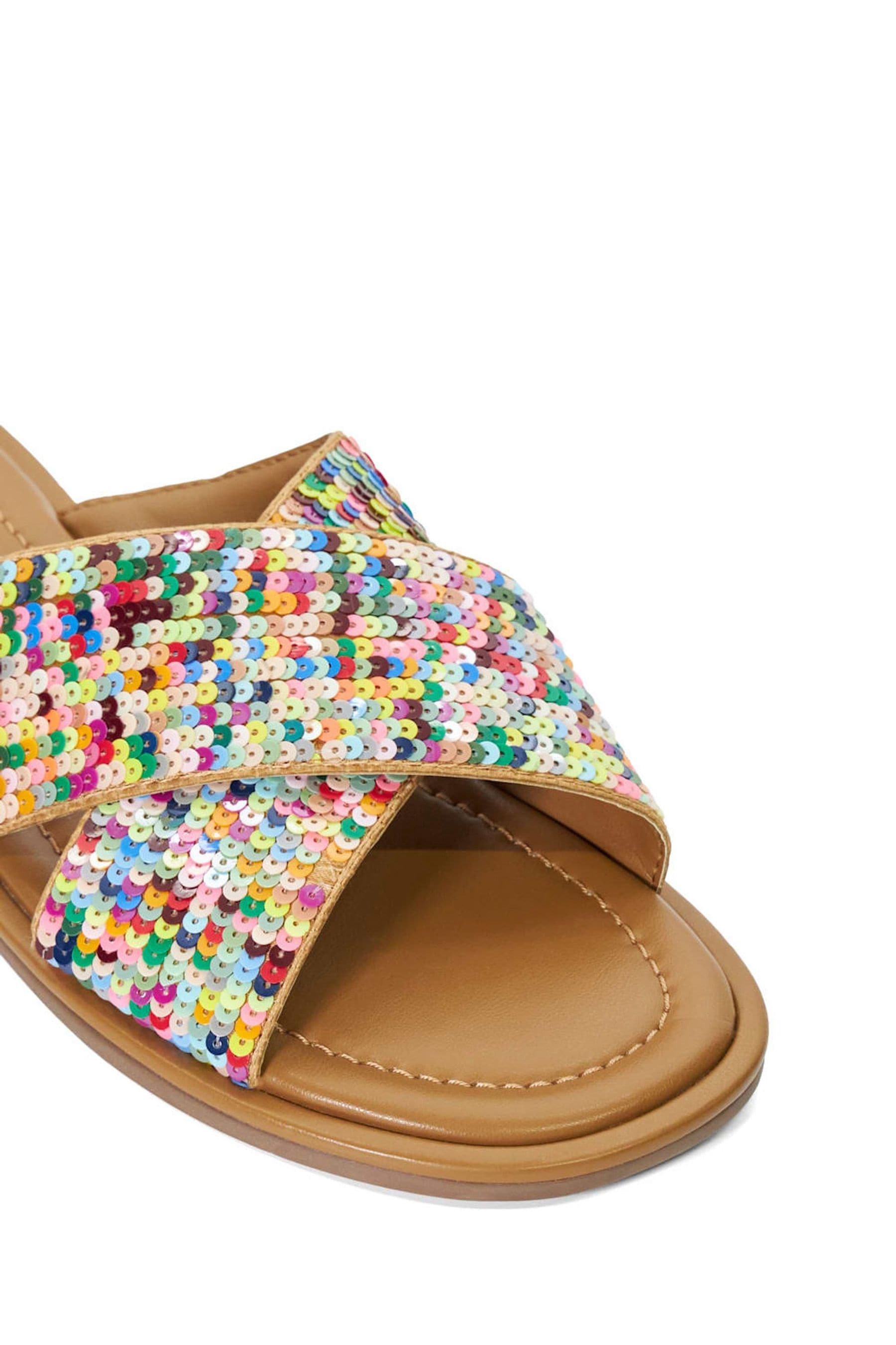 Buy Dune London Lumas Sequin Slider Sandals Next Ukraine
