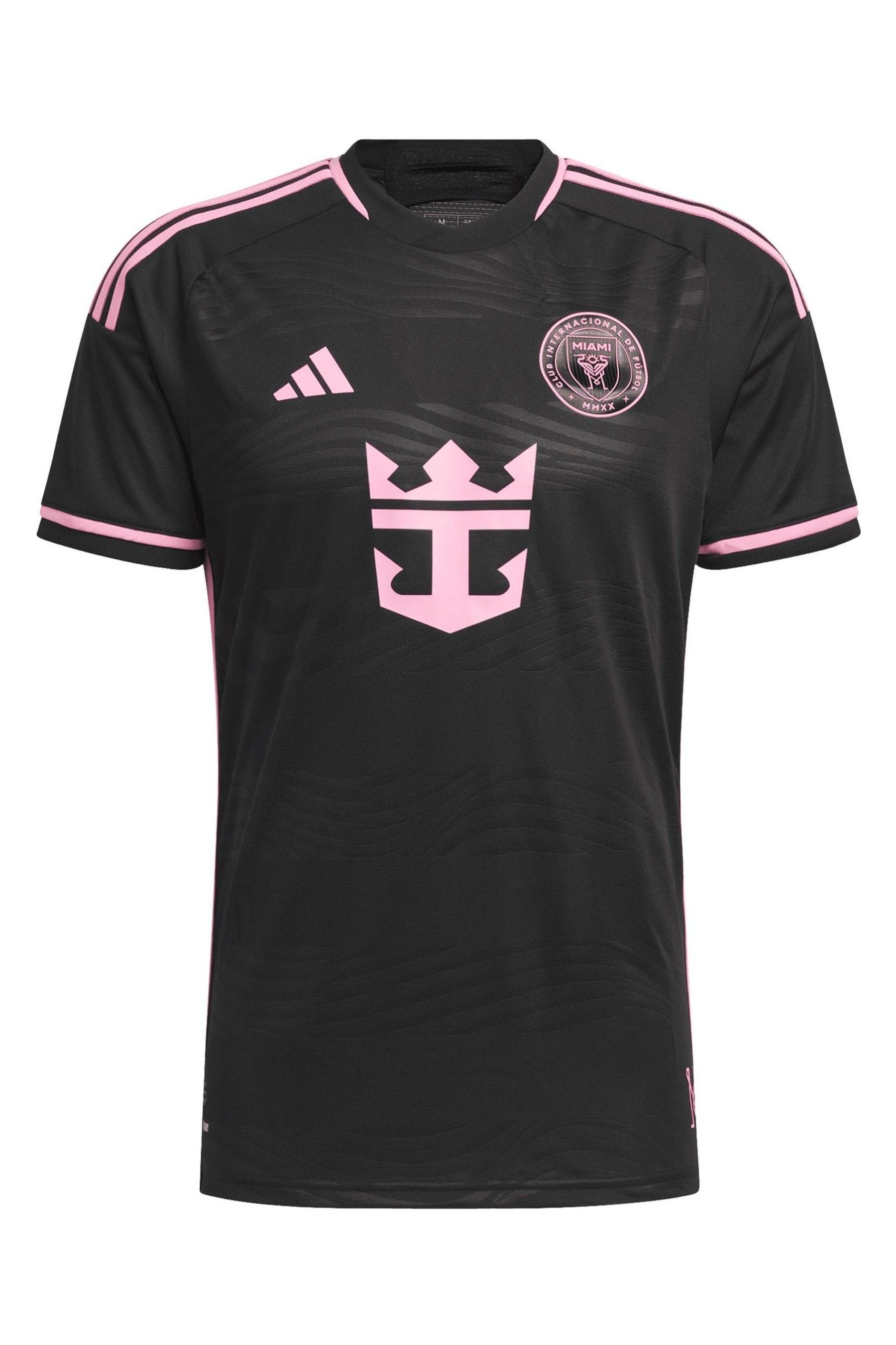Buy adidas Black Inter Miami CF Away Authentic Jersey 2024 Messi Football Shirt from the Next UK online shop