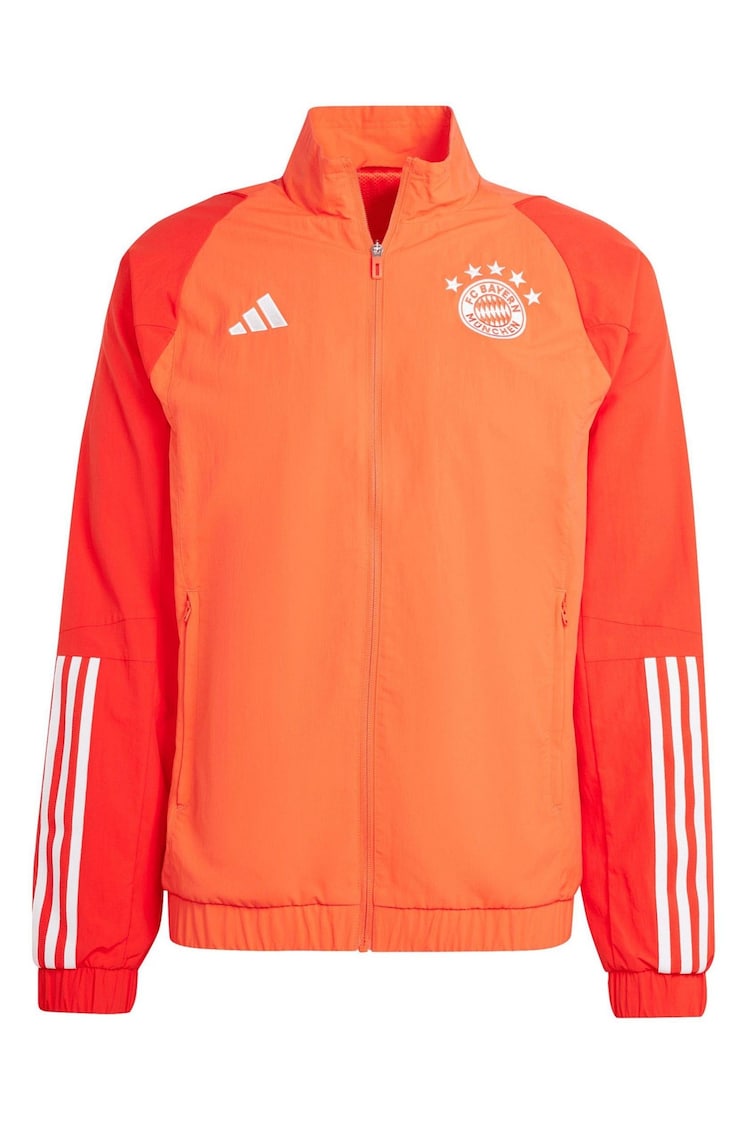 adidas Red FC Bayern Presentation Jacket - Image 3 of 3