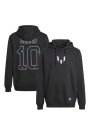 adidas Black Inter Miami CF Messi Name And Number Hoodie - Image 1 of 3