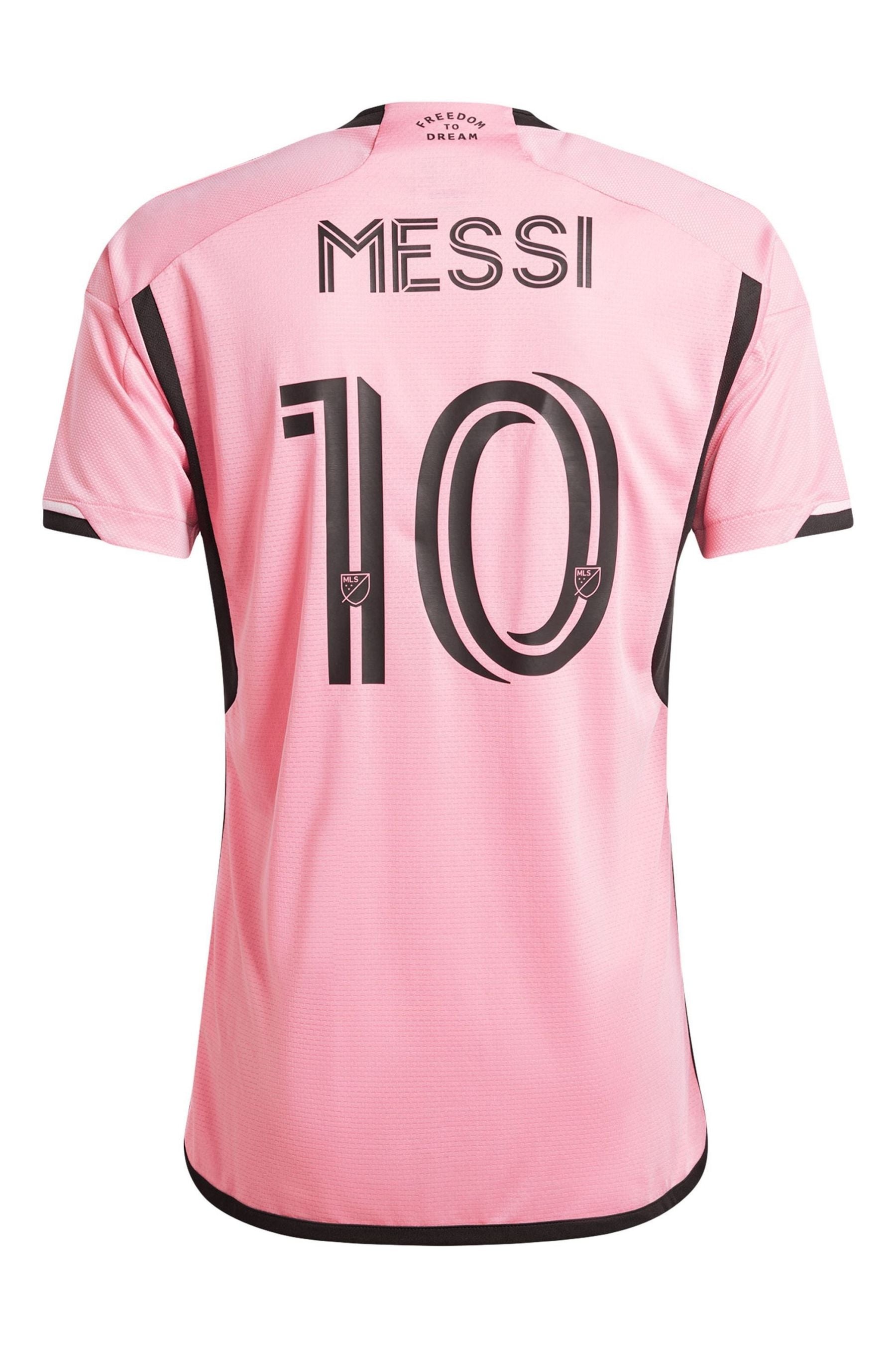 adidas Pink Inter Miami CF Home Authentic 2024 Messi Jersey