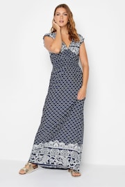 Long Tall Sally Blue Bardot Maxi Dress - Image 1 of 4