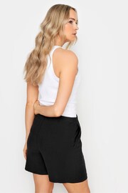 Long Tall Sally Black Linen Blend Shorts - Image 2 of 5
