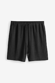 Long Tall Sally Black Linen Blend Shorts - Image 5 of 5