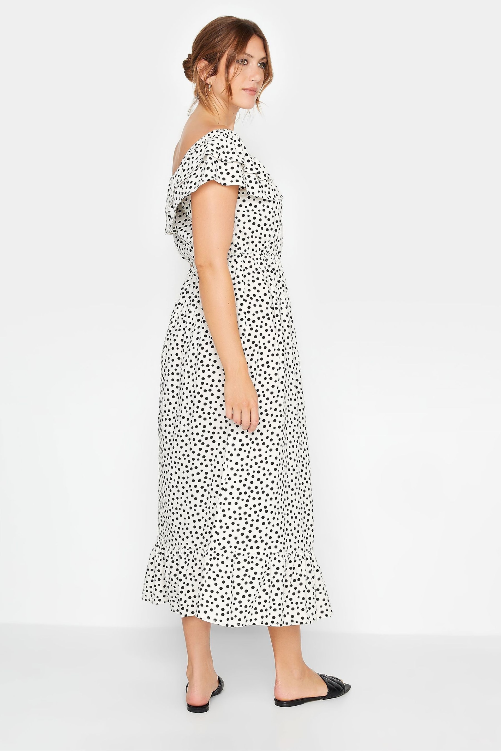Long Tall Sally Cream Printed Maxi Dress - Image 2 of 4