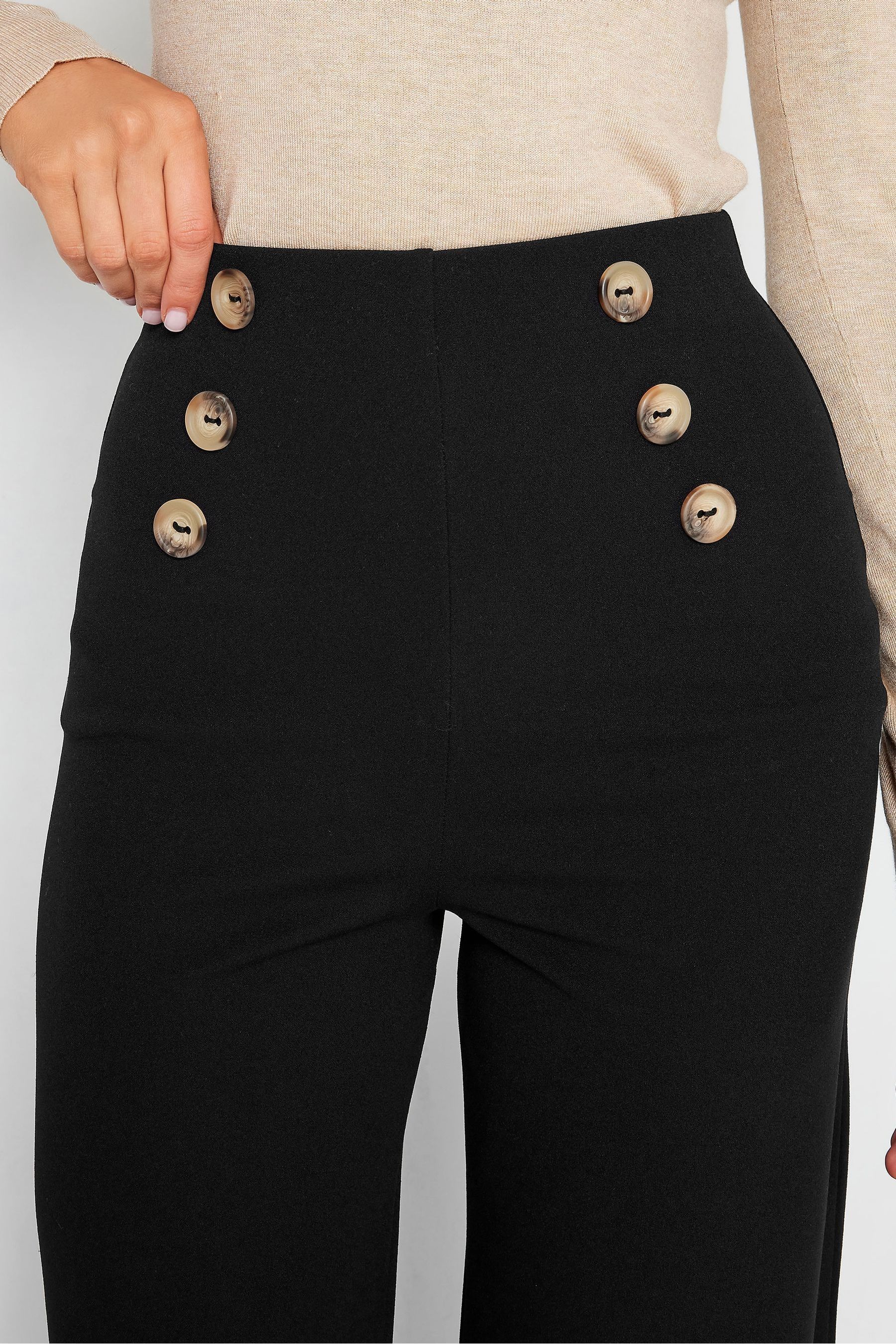 Black skinny trousers long leg outlet