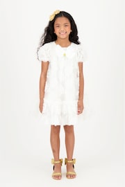 Angels Face Marta 3D Flower Snowdrop White Dress - Image 1 of 3