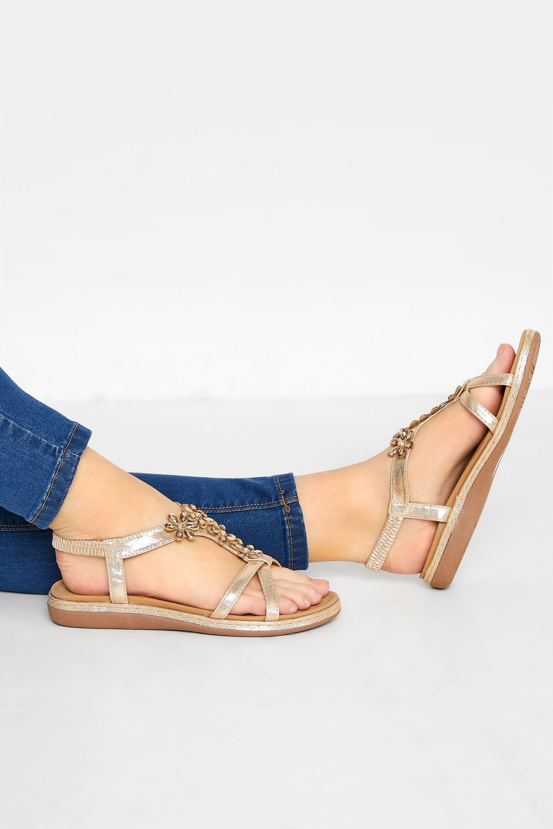 Yours wide fit sandals sales