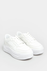 Yours Curve White Extra Wide Fit Super Chunky Trainers - Image 2 of 4