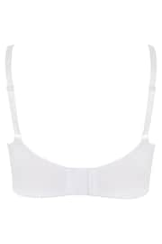 Yours Curve White Stretch Lace Underwired Non-Padded Bra - Image 4 of 4