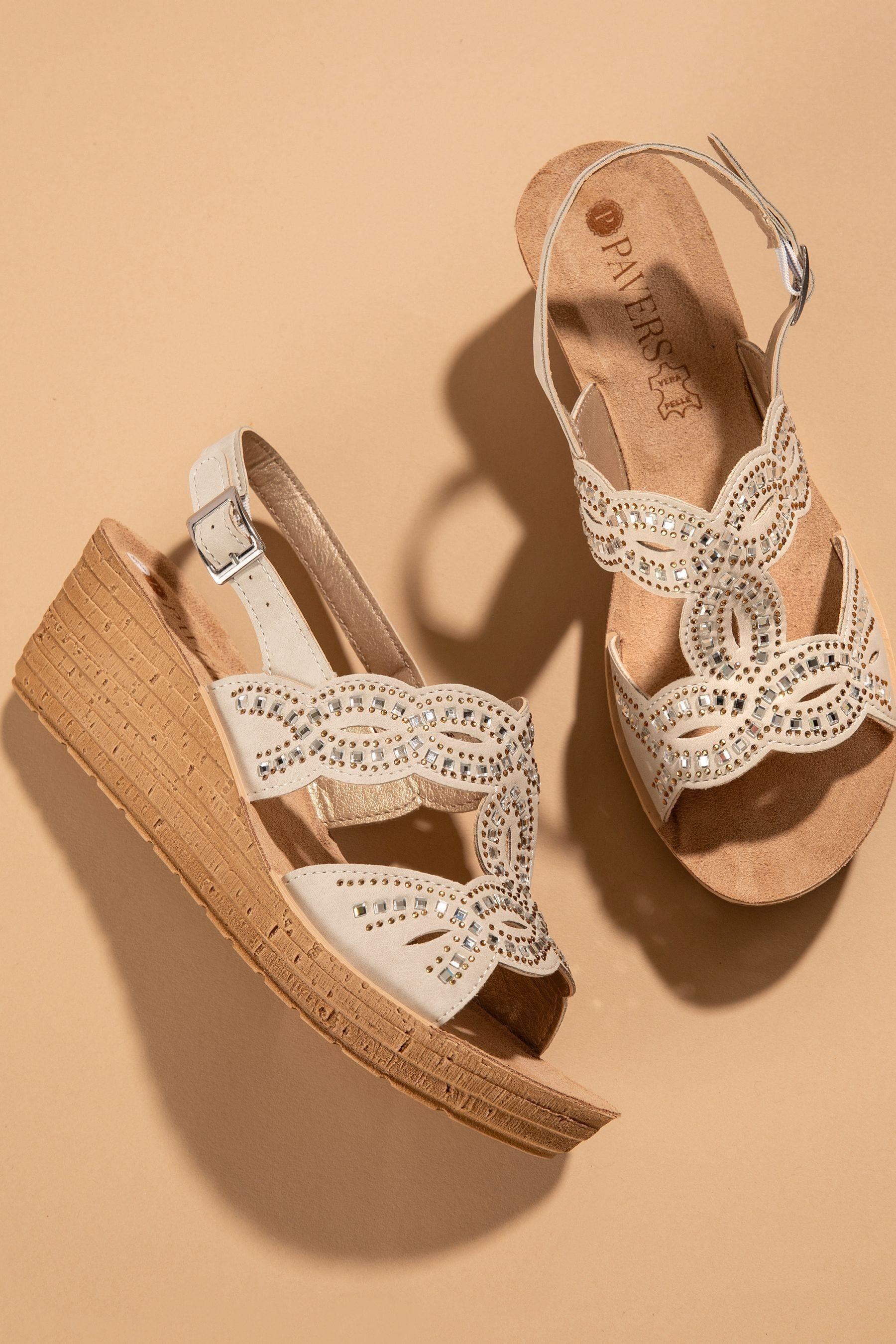 Pavers wedge shoes hotsell
