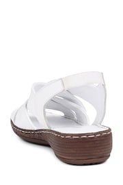 Pavers Leather Cross Strap Sandals - Image 3 of 5