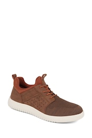 Pavers Brown Pavers Lace-Up Casual Shoes - Image 1 of 5