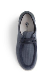 Pavers Nvay Blue Pavers Lightweight Lace-Up Boat Shoes - Image 5 of 5