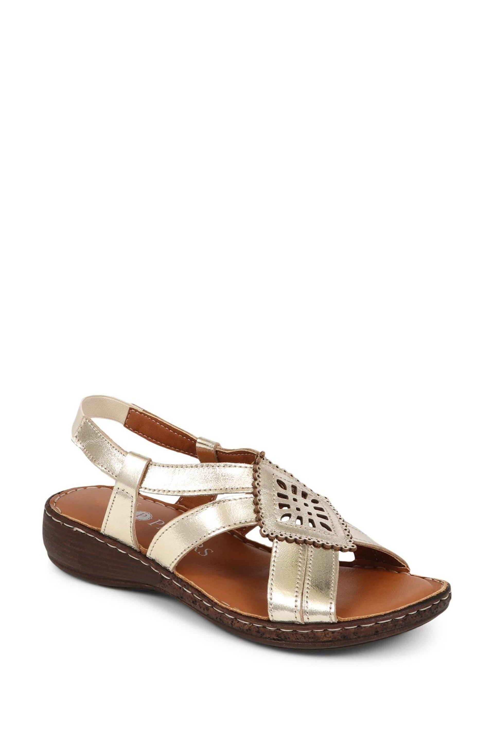 Pavers Leather Slingback Sandals - Image 4 of 5