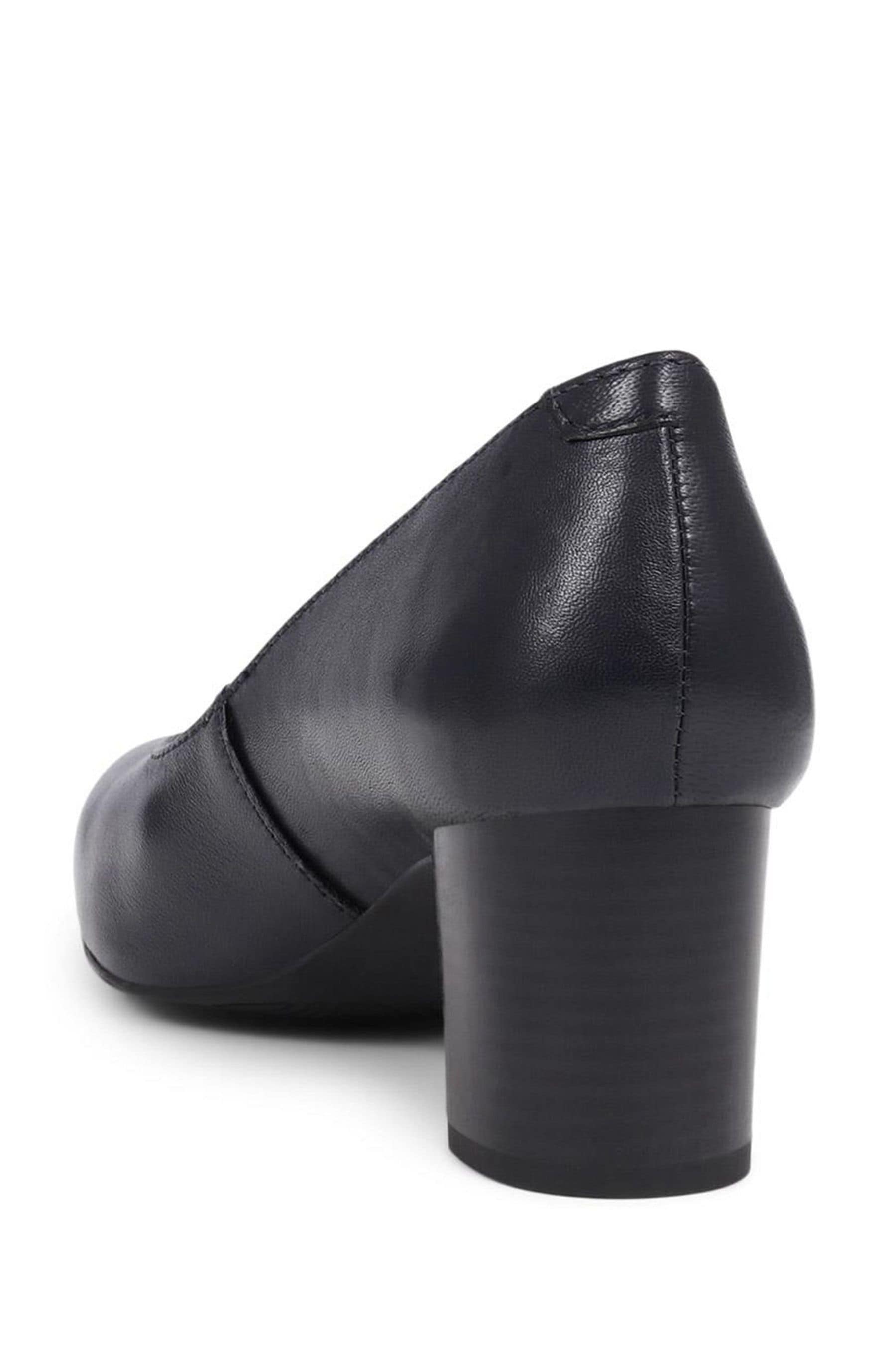 Buy Pavers Navy Pavers Heeled Leather Court Shoes from Next Luxembourg