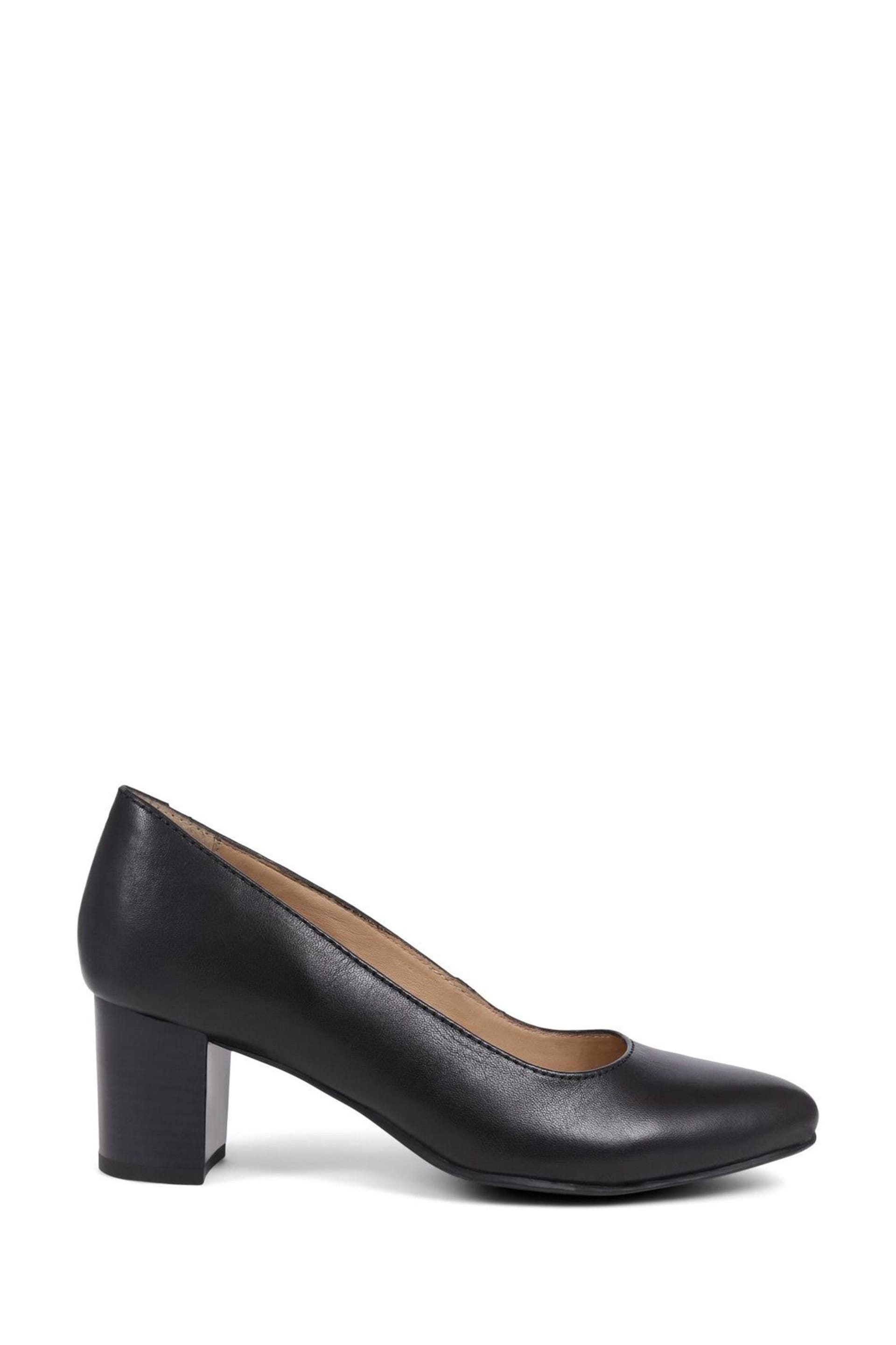 Pavers Black Pavers Heeled Leather Court Shoes - Image 1 of 5
