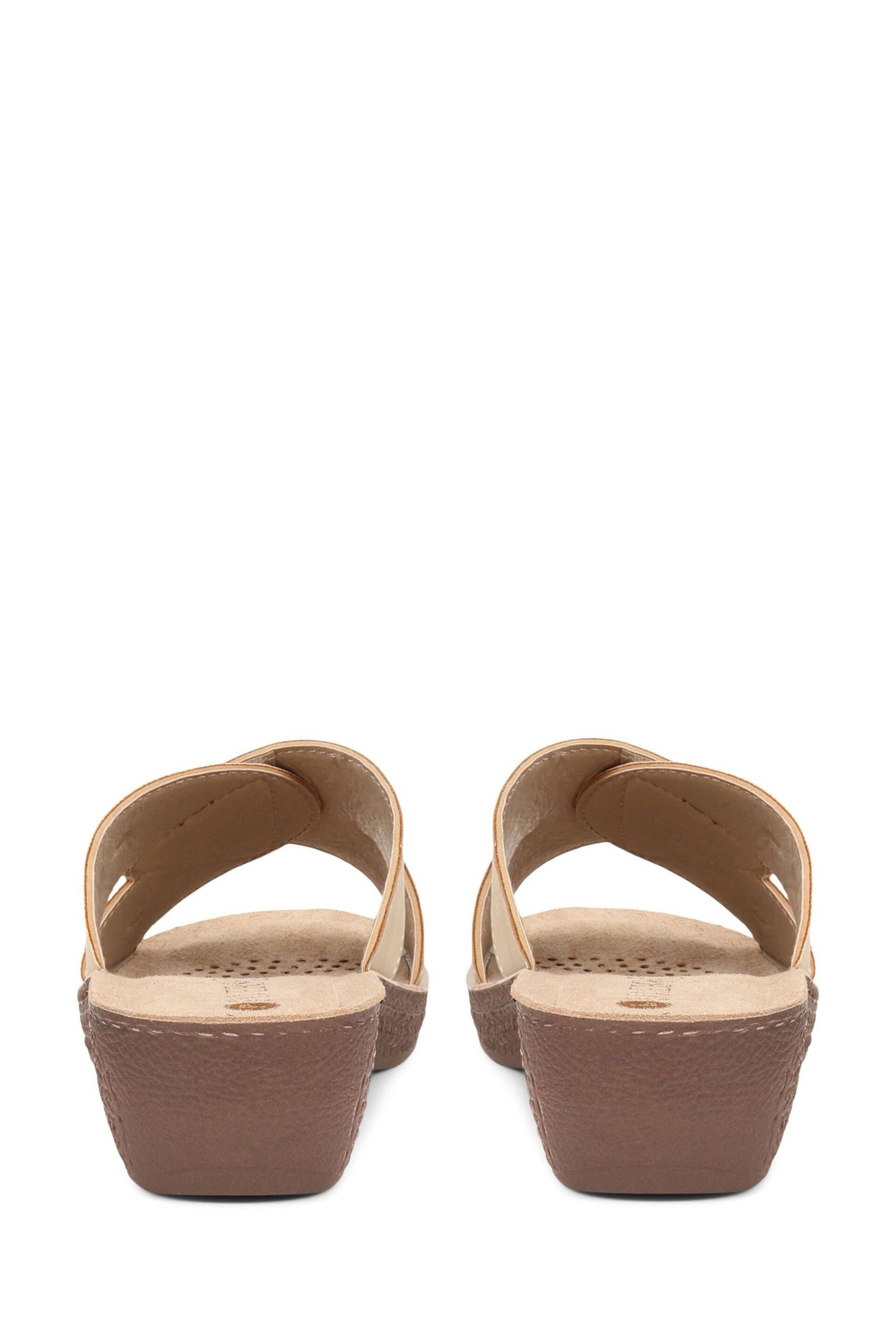 Pavers Comfortable Button Detail Sandals - Image 4 of 6