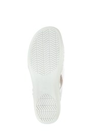 Pavers Pull-On White Sandals - Image 5 of 5