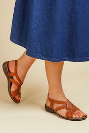 Pavers Leather Slingback Sandals - Image 1 of 5