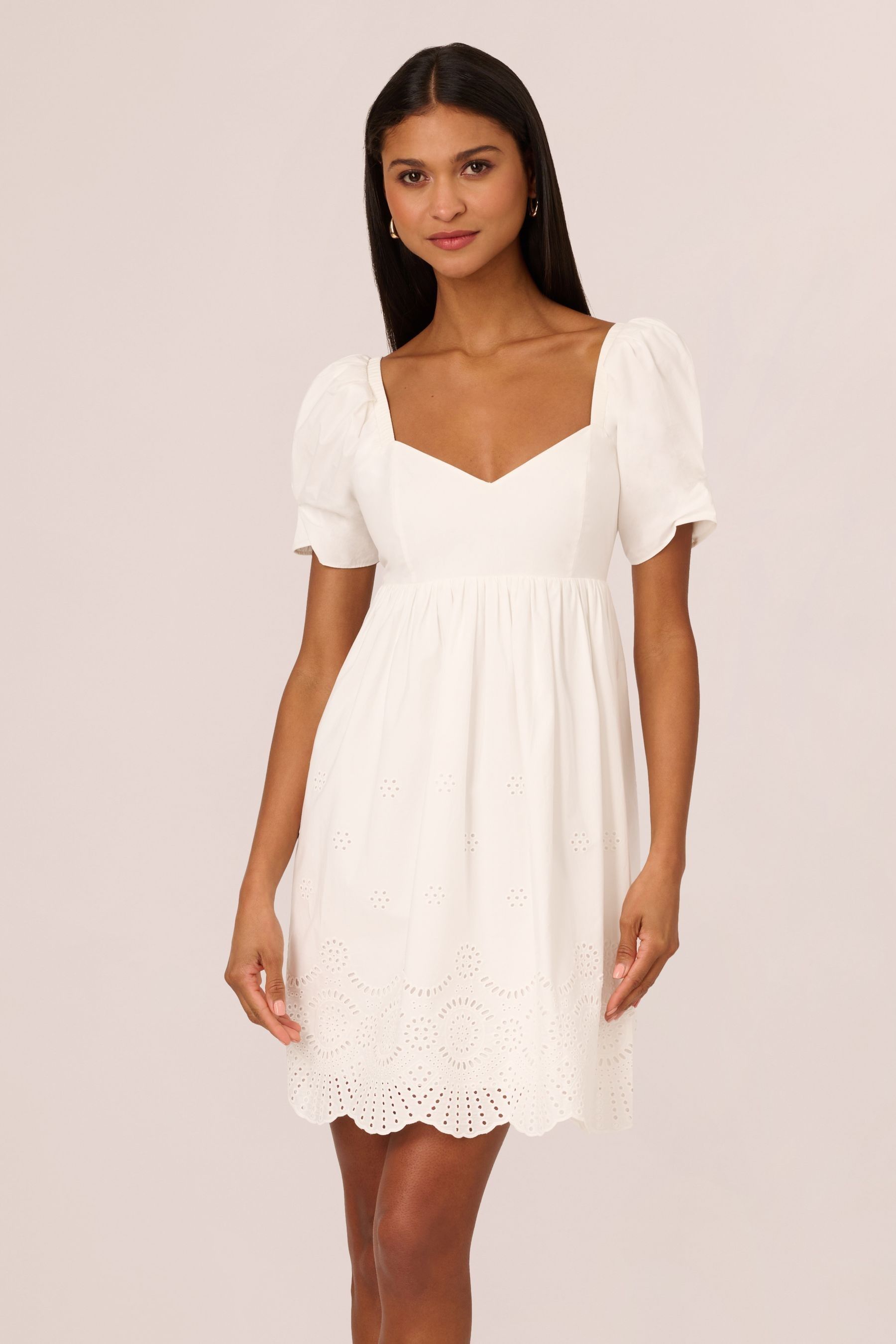 Adrianna papell white dress 2025