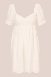 Adrianna Papell Eyelet Short White Dress - Image 7 of 8