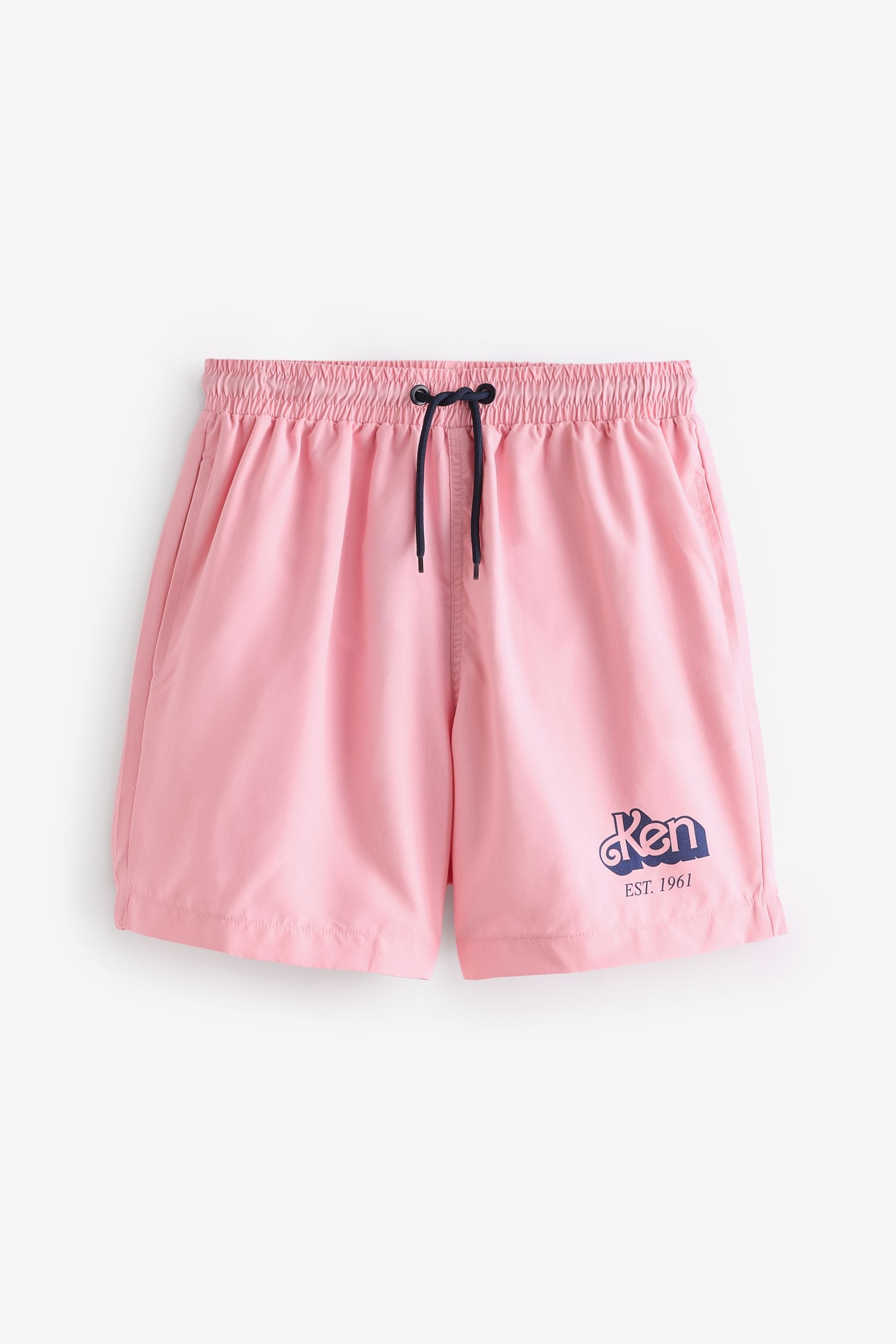 Character Pink Barbie Ken Swim Shorts