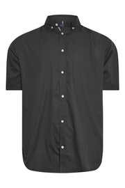 BadRhino Big & Tall Black Short Sleeve Poplin Shirt - Image 2 of 3