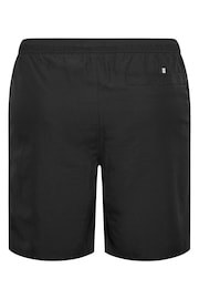 BadRhino Big & Tall Black Plain Swimshorts - Image 2 of 2