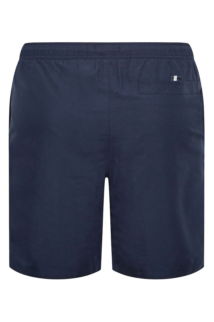 BadRhino Big & Tall Blue Plain Swimshorts - Image 4 of 4