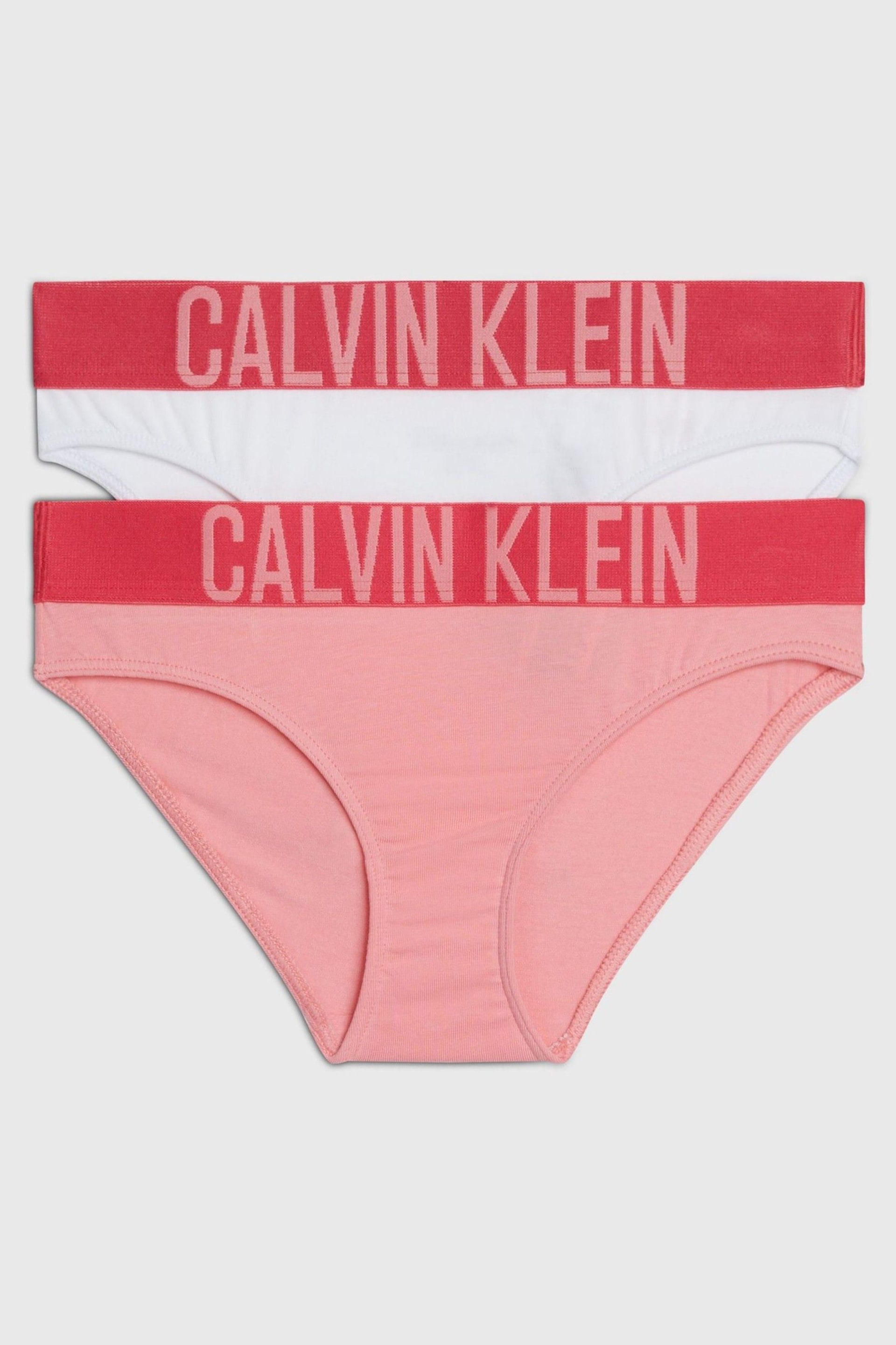 Calvin Klein Pink Underwear Bikini Briefs 2 Pack - Image 1 of 2