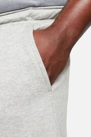 Nike Grey DriFIT Fleece Fitness Shorts - Image 10 of 14
