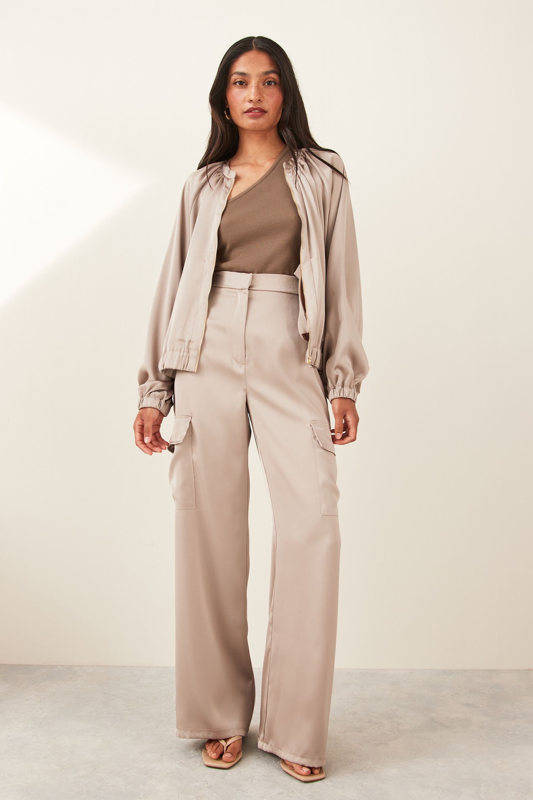 Buy Emme Marella Natural EMMA Cargo Trousers from Next Australia