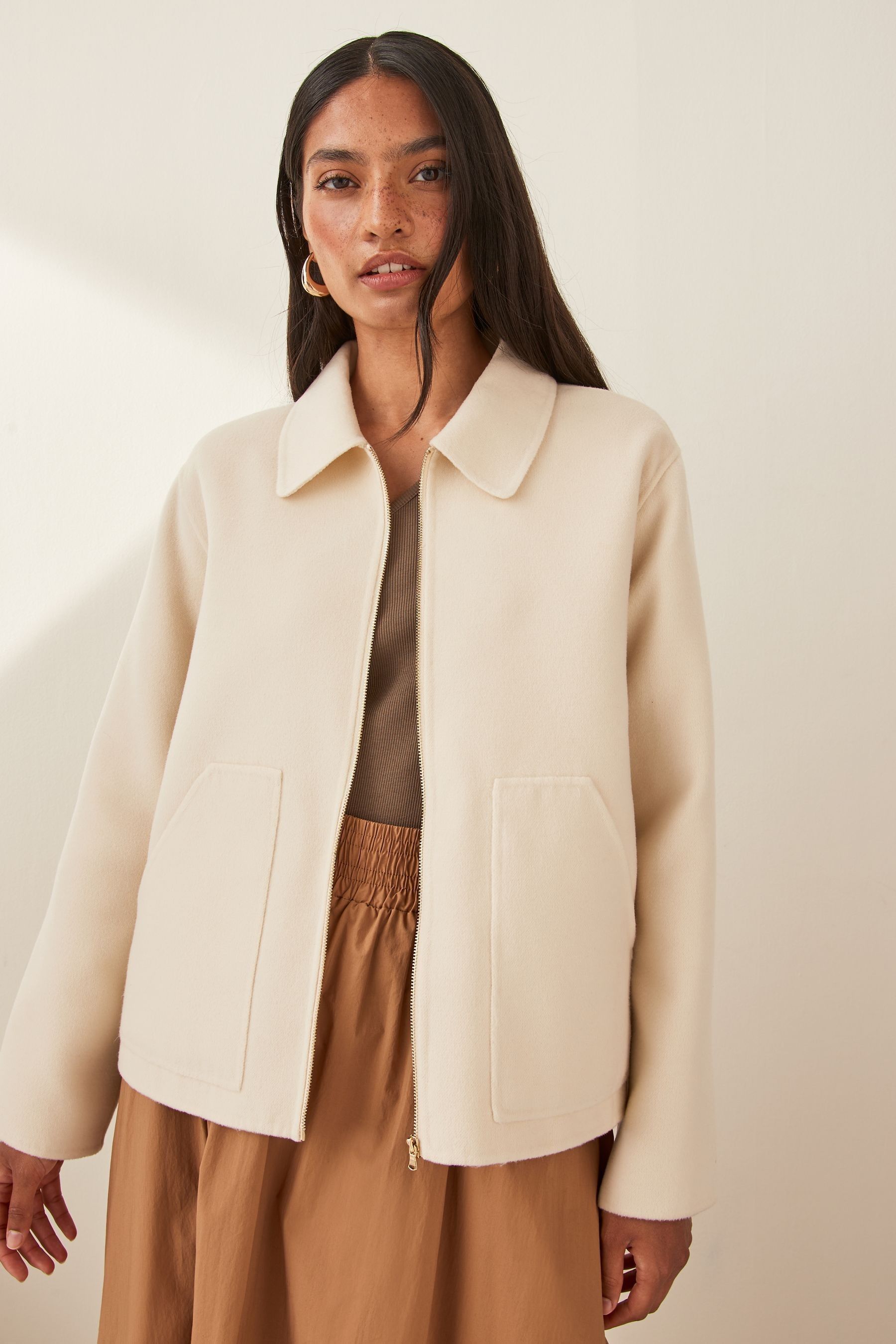 Buy Emme by Marella BETULLA Cropped Zip Up Jacket from Next Australia