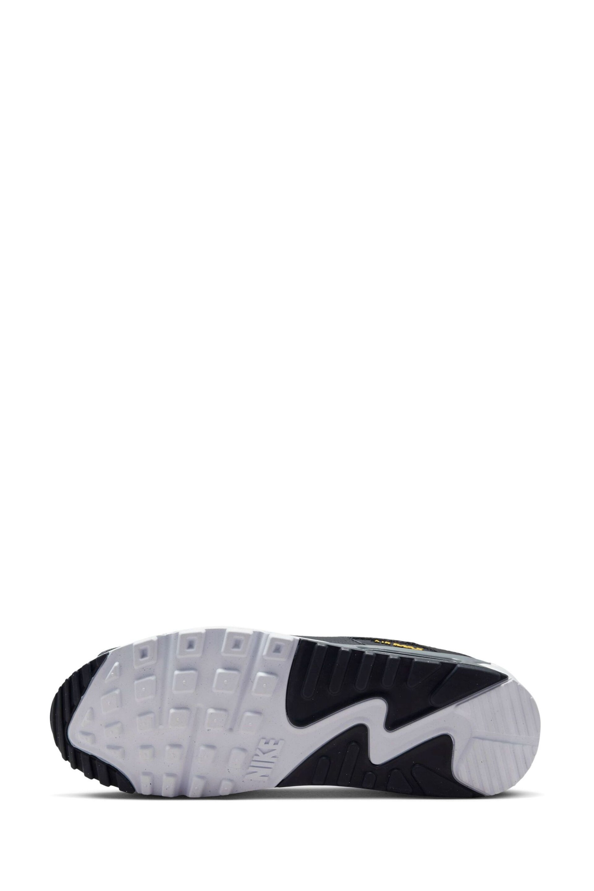 Nike Black/Gold Air Max 90 Trainers - Image 7 of 10