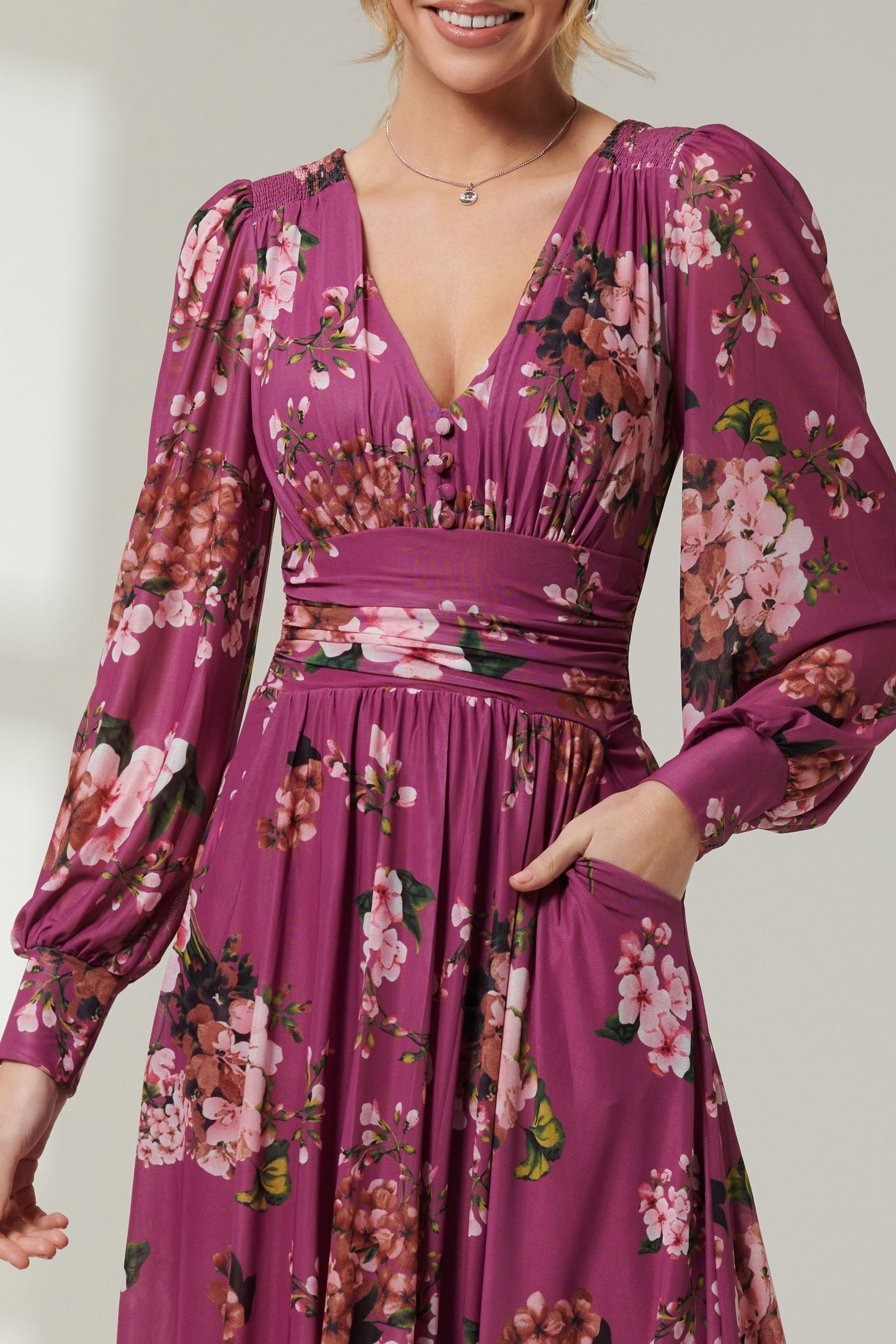 Jolie moi purple dress 2025