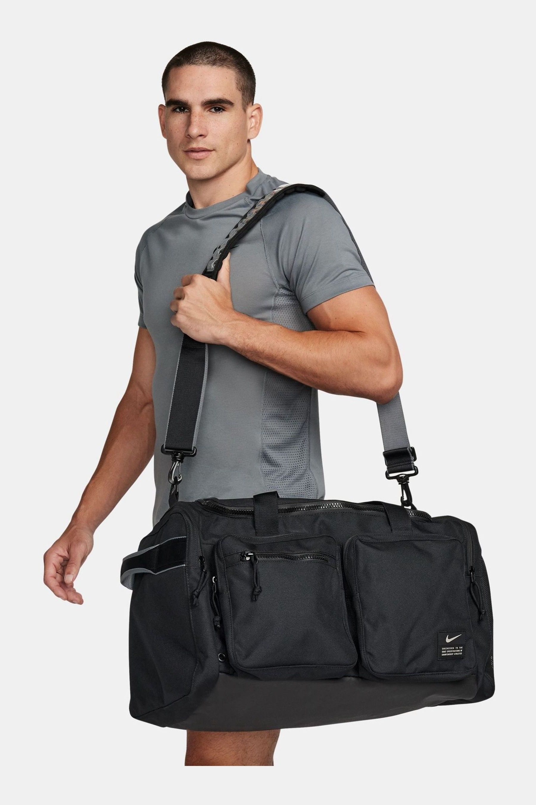 Buy Nike Black Utility Power Training Duffel Bag from Next Luxembourg