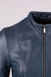 Lakeland Leather Navy Anthorn Leather Jacket - Image 2 of 5