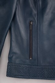 Lakeland Leather Navy Anthorn Leather Jacket - Image 5 of 5