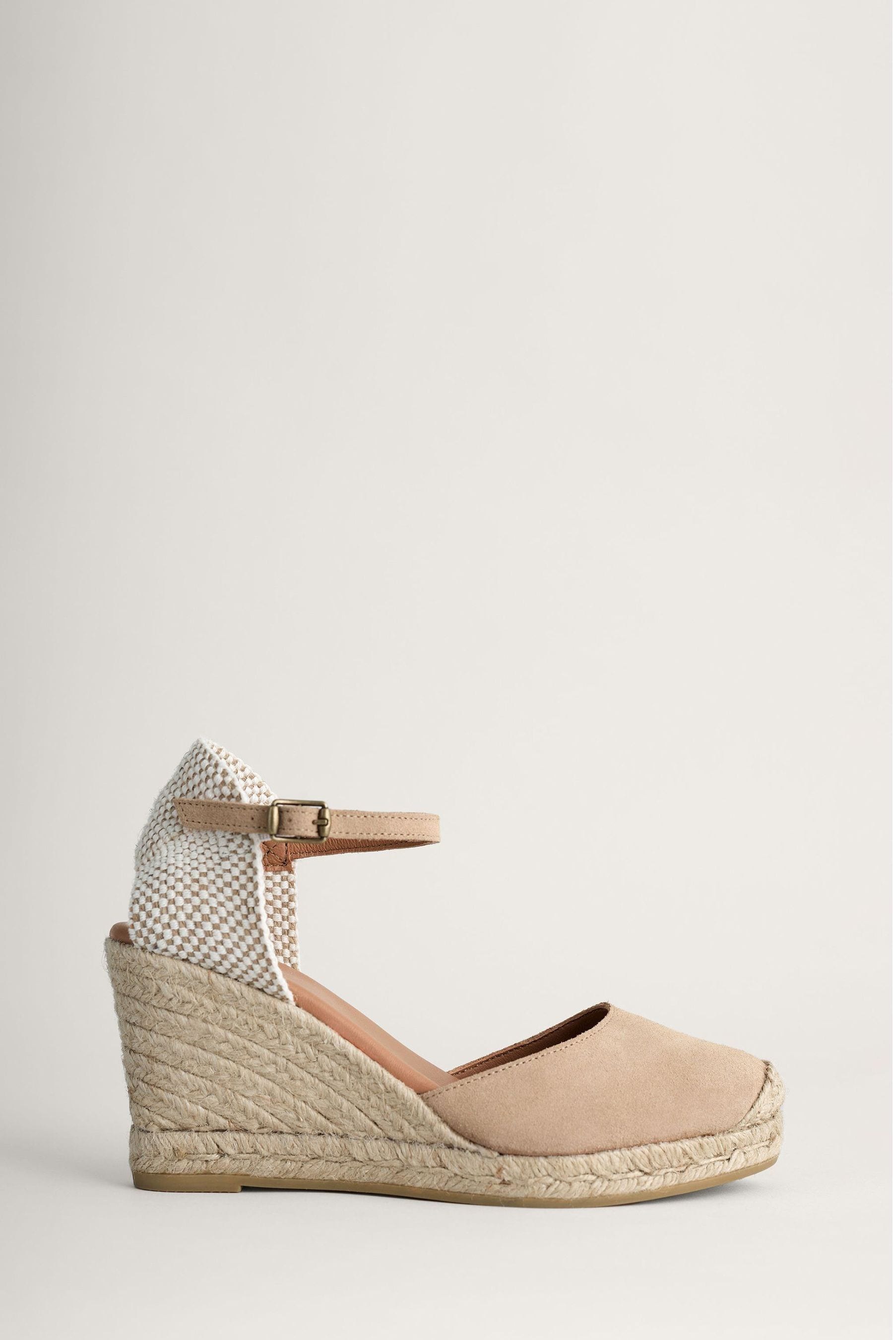 Buy Seasalt Cornwall Brown Cloud Bloom Wedge Espadrilles from Next Denmark