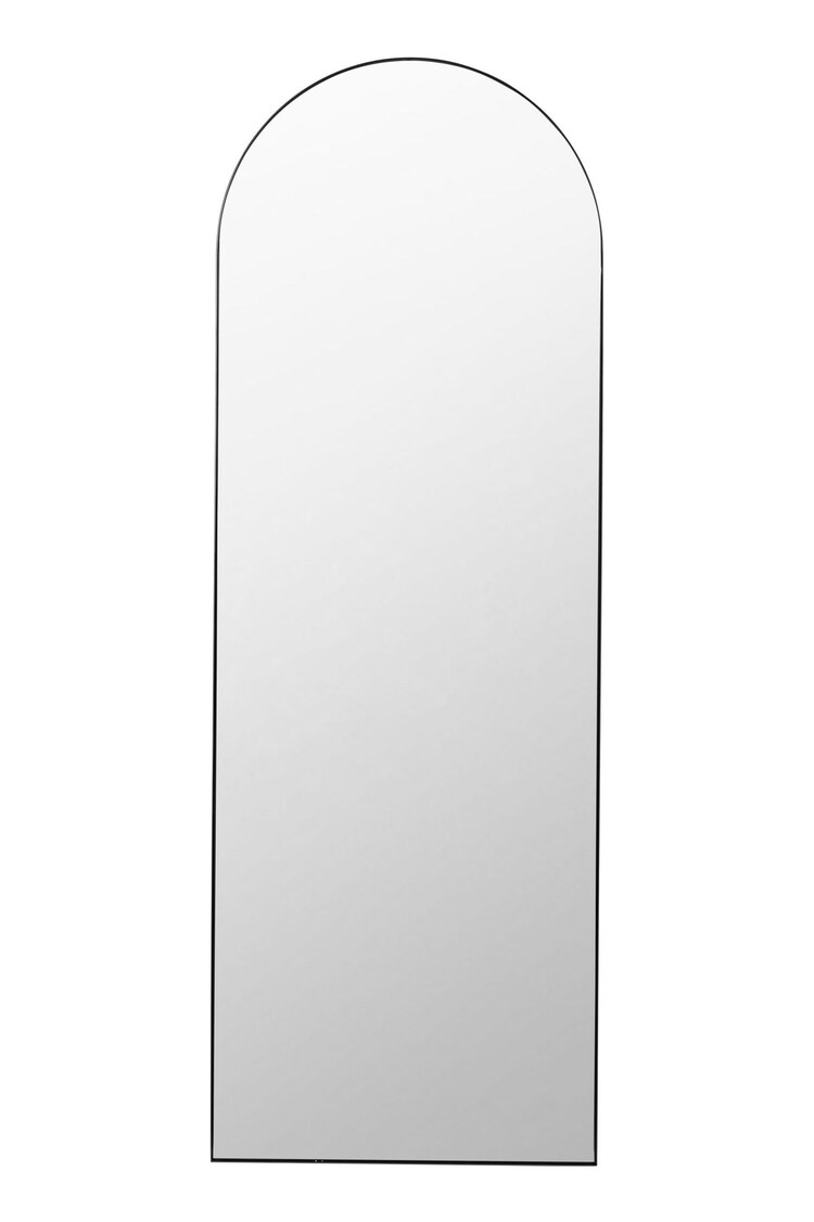 Pacific Silver Slim Frame Arch Floor Mirror - Image 2 of 2