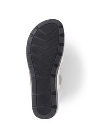 Pavers Adjustable Embellished White Sandals - Image 5 of 5
