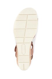 Pavers Adjustable Wedge Brown Sandals - Image 5 of 5